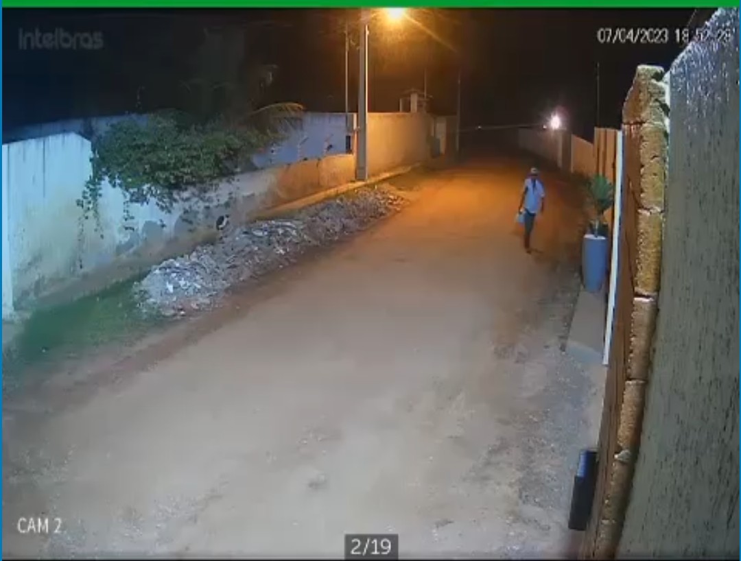 VÍDEO: Vandalismo é flagrado por câmeras de estabelecimento no povoado Jaqueira em Simão Dias