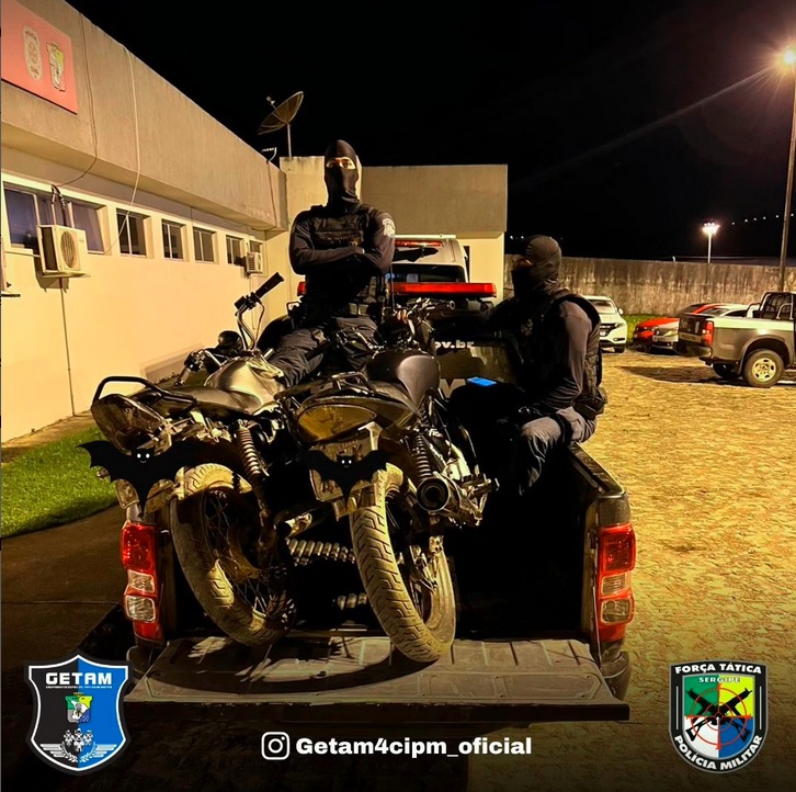 Polícia apreende motos usadas em manobras perigosas no povoado Pastinho em Simão Dias