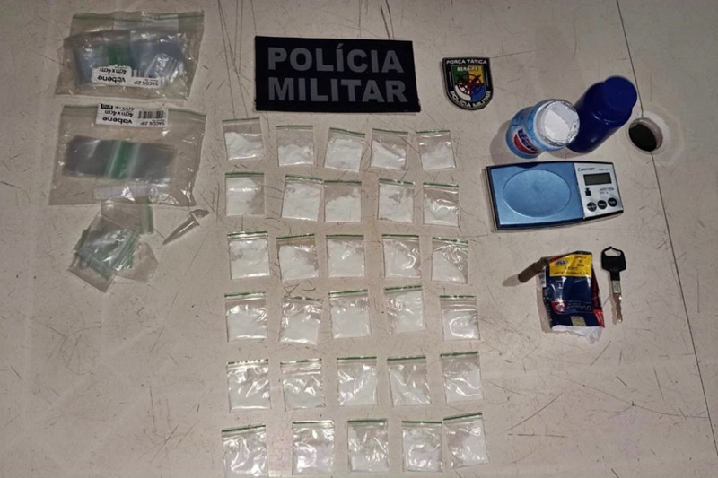 PM prende dois homens por tráfico de drogas na cidade de Lagarto