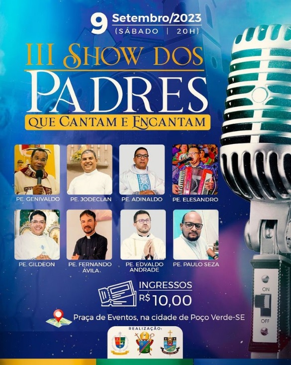 III Show dos Padres acontece no dia 9 de setembro em Poço Verde