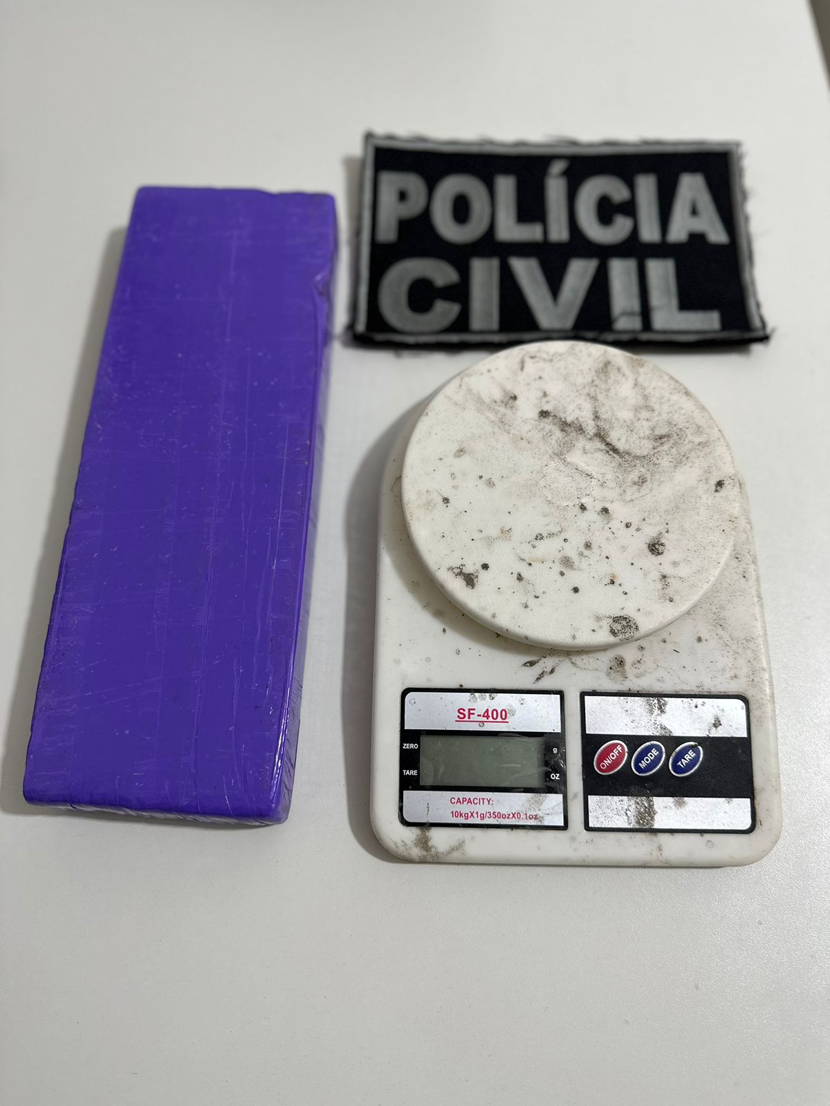 Polícia Civil aprende 1kg de maconha após conflito armado em Lagarto