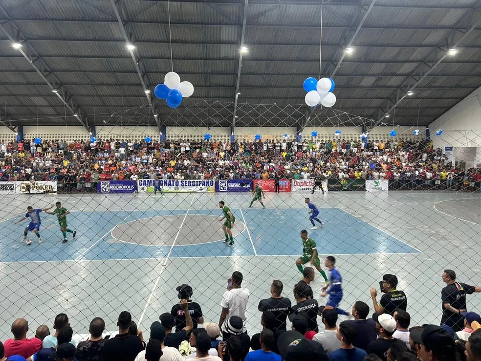 Com quatro gols de Matheus Correa, Ribeirópolis vence Lagarto e é campeão sergipano de 2023