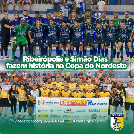 Ribeirópolis e Simão Dias fazem história na Copa do Nordeste